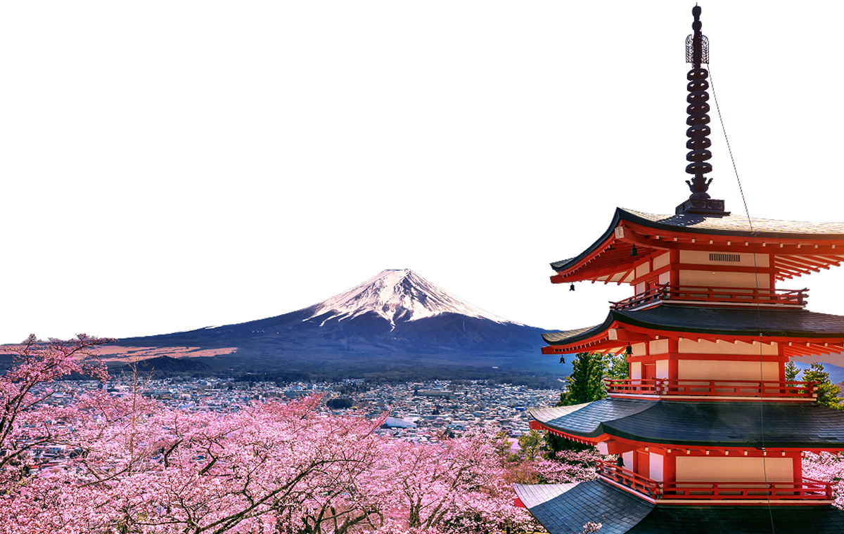 Japan University Tour - Mount Fuji and Chureito Pagoda
